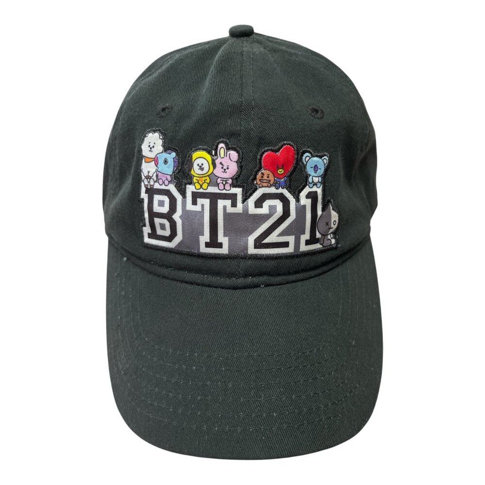 BT21 Black Baseball Cap – K-Pop Line Friends Characters